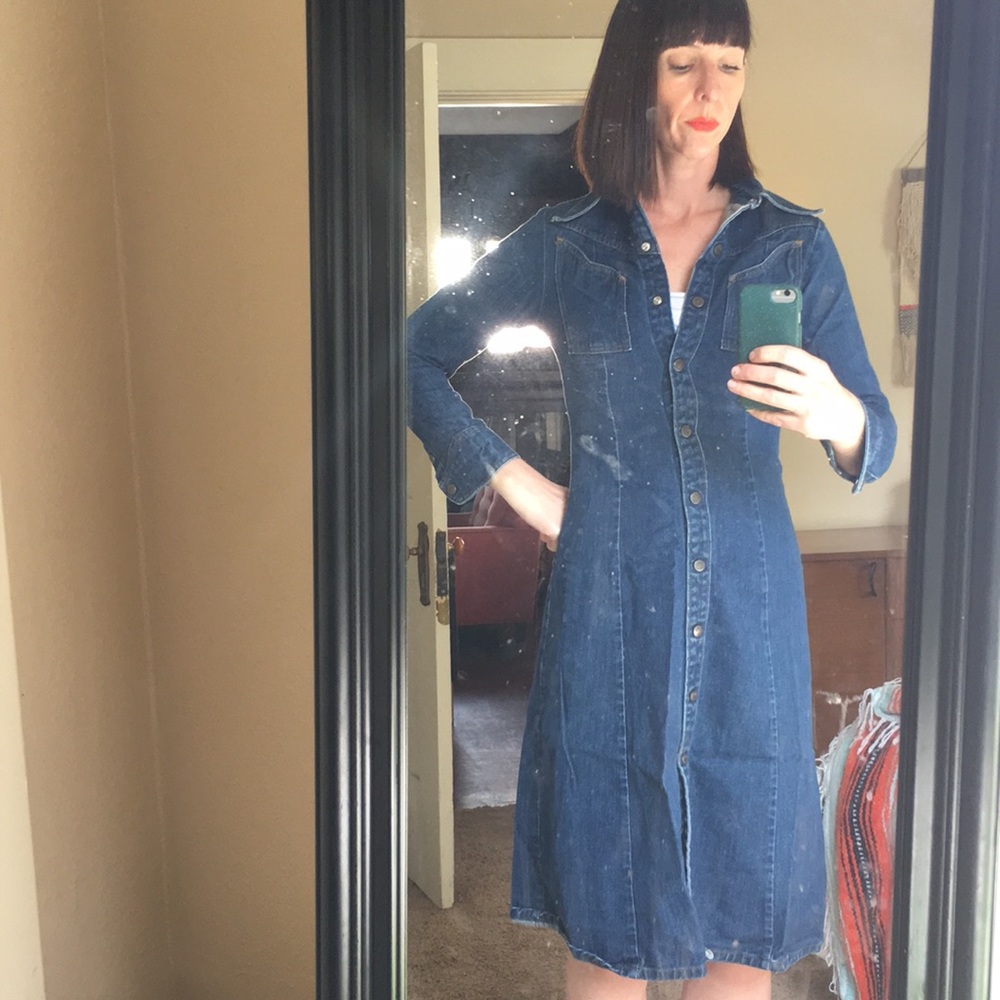 Vintage Denim Dress